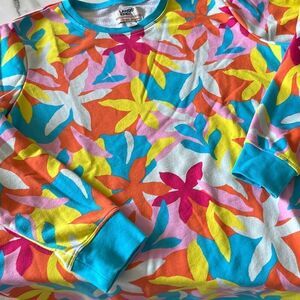 Lands End Floral Sweatshirt Sz. XL 18